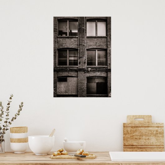 Geometrie nr. 29 poster (Keuken)