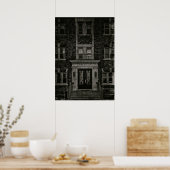 Geometrie nr. 7 Oude filmversie Poster (Keuken)