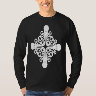 Geometrie Octopus Zeedier & Zoutwateraquarium T-shirt