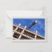 Geometrie omhoog in de lucht notitiekaartje (Voorkant)