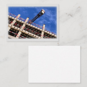 Geometrie omhoog in de lucht notitiekaartje