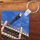 Geometrie omhoog in de lucht sleutelhanger (Achterkant)