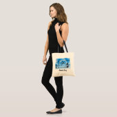 Geometrie op een boekentas tote bag (Voorkant (model))
