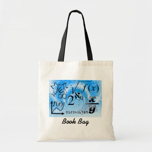 Geometrie op een boekentas tote bag (Voorkant)