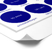 Geometrie-Poster: regelmatige veelhoeken Poster (Hoek)