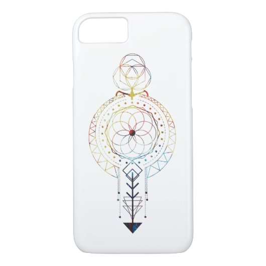 Geometrie Sacred Geometry Ontworpen iPhone 7 Hoesj Case-Mate iPhone Case (Achterkant)