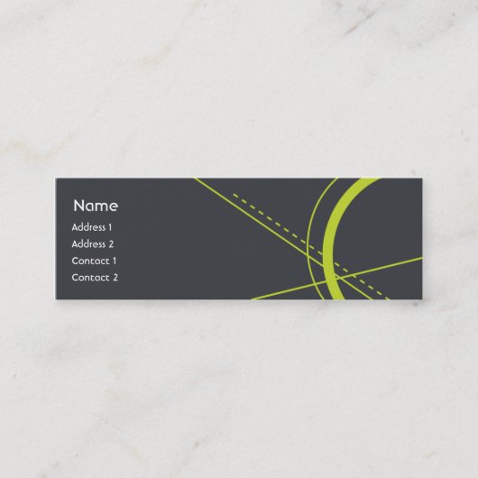 Geometrie - Skinny Mini Visitekaartje (Voorkant)