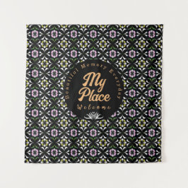 Geometrie Tegel Wandkleed