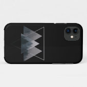 Geometrie Triangles Misty Fores Case-Mate iPhone Case (Achterkant (horizontaal))