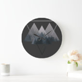Geometrie Triangles Misty Fores Grote Klok (Huis)