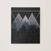 Geometrie Triangles Misty Fores Legpuzzel (Verticaal)
