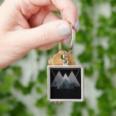Geometrie Triangles Misty Fores Sleutelhanger (Hand)