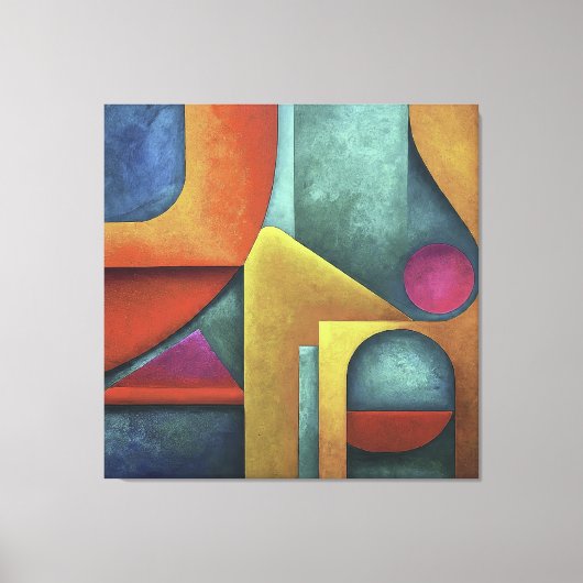 Geometrie van de essentie canvas afdruk (Voorkant)