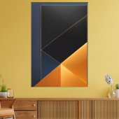 Geometrie van de essentie canvas afdruk (Insitu (Woonkamer))