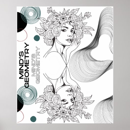 Geometrie van de geest poster (Voorkant)