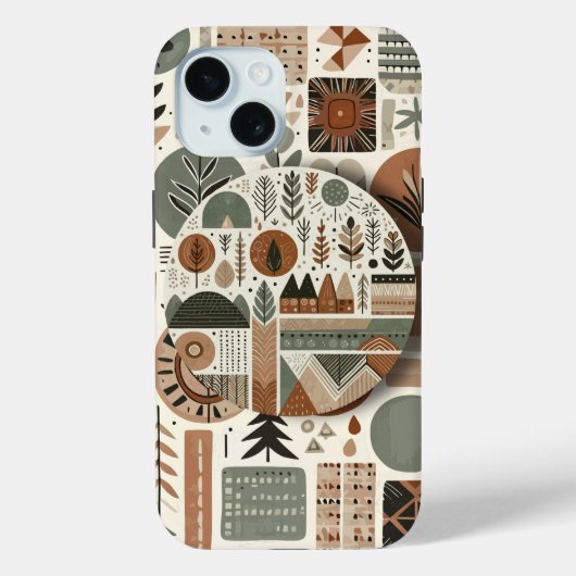 Geometrie van de natuur Case-Mate iPhone case (Achterkant)