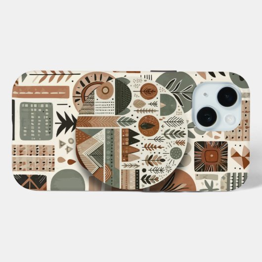 Geometrie van de natuur Case-Mate iPhone case (Achterkant (horizontaal))