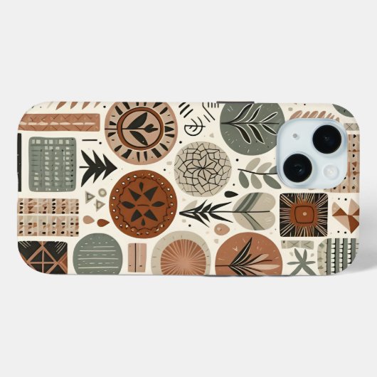 Geometrie van de natuur Case-Mate iPhone case (Achterkant (horizontaal))