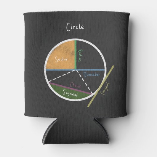 Geometrie van de referentie van de meetkunde voor  blikjeskoeler (Voorkant)