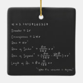 Geometrie van de referentie van de meetkunde voor  keramisch ornament (Achterkant)