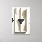 Geometrie van de stilte canvas afdruk (Voorkant)