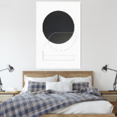 Geometrie van de stilte canvas afdruk (Insitu (Slaapkamer))