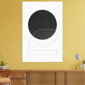 Geometrie van de stilte canvas afdruk (Insitu (Woonkamer))