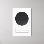 Geometrie van de stilte canvas afdruk (Voorkant)