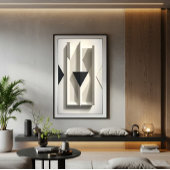 Geometrie van de stilte canvas afdruk