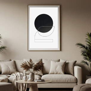 Geometrie van de stilte canvas afdruk