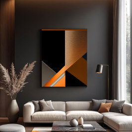 Geometrie van de stilte canvas afdruk