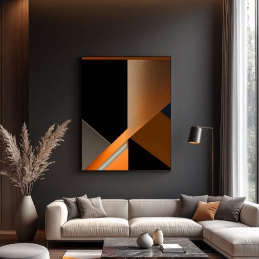 Geometrie van de stilte canvas afdruk