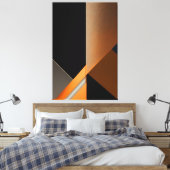 Geometrie van de stilte canvas afdruk (Insitu (Slaapkamer))