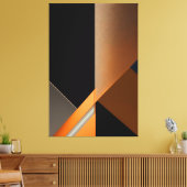 Geometrie van de stilte canvas afdruk (Insitu (Woonkamer))