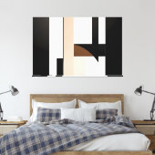 Geometrie van de stilte canvas afdruk (Insitu (Slaapkamer))