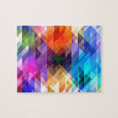 Geometrie van de textuur van kleur legpuzzel (Horizontaal)