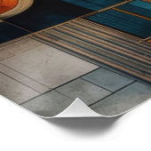 Geometrie van het Abstract Poster (Hoek)