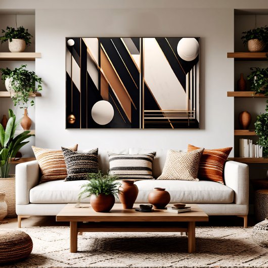 Geometrie van luxe poster