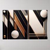 Geometrie van Luxe Poster (Voorkant)