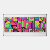 Geometrie van Neon Memphis Bureaumat (Voorkant)