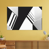Geometrie van oneindigheid canvas afdruk (Insitu (Woonkamer))