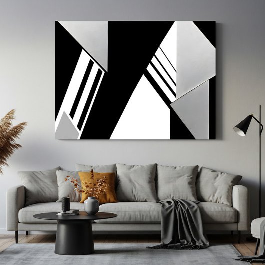 Geometrie van oneindigheid canvas afdruk
