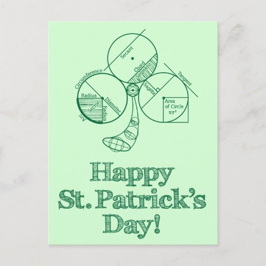 Geometrie van St. Patrick's Day Briefkaart (Voorkant)