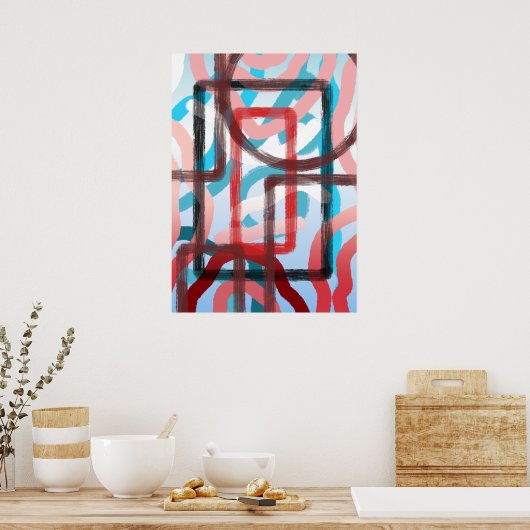 Geometrie van storingen poster (Keuken)