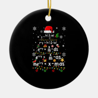 Geometrie Wiskunde Wetenschapsleraar Kerstmis Keramisch Ornament