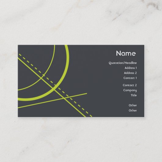 Geometrie - zakelijk visitekaartje (Voorkant)