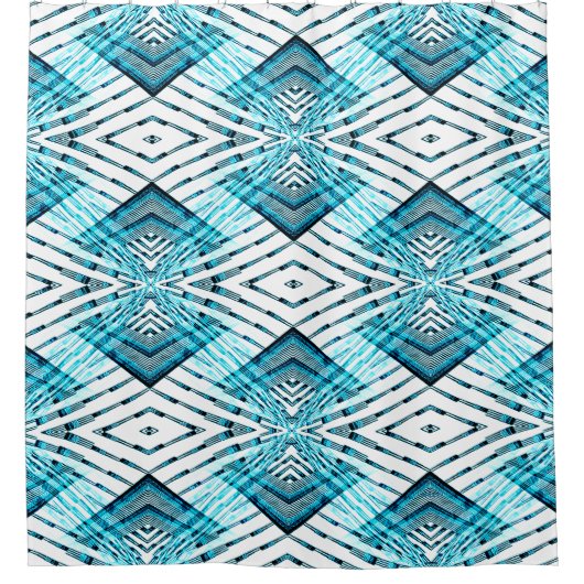 Geometrie zee...... douchegordijn (Voorkant)