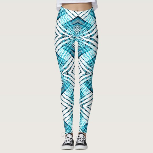 Geometrie zee...... leggings (Voorkant)
