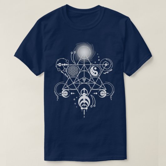 Geometriecircles Manafold Art T-shirt (Design voorkant)