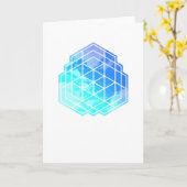 Geometriekouden Kaart (Gele Bloem)